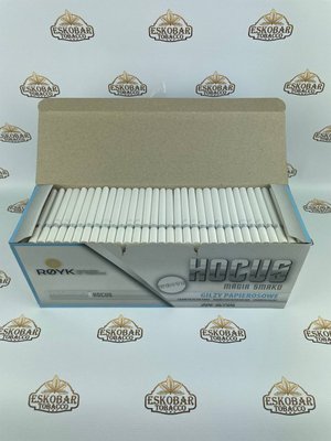 Гільзи сигаретні з білим фільтром Hocus White 500 HOCUS White фото