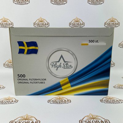 Сигаретні гільзи для набивки High Star 500шт Швеція High Star 500 фото
