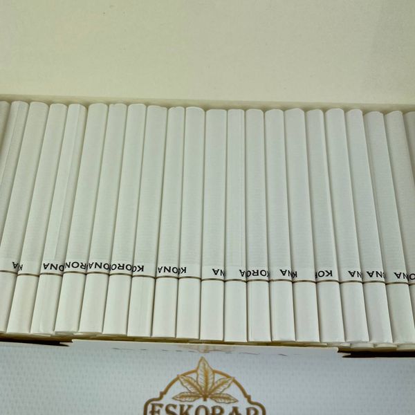 Білі сигаретні гільзи Korona slim слім White 250шт Korona White 250шт фото